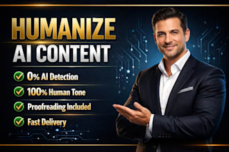 humanize ai content to sound natural and undetectable