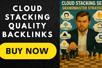 build cloud stacking backlinks high authority