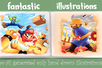 paint colorful childrens picture book illustration
