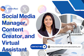 manage monthly social media for schools, colleges, lms, and student athletes