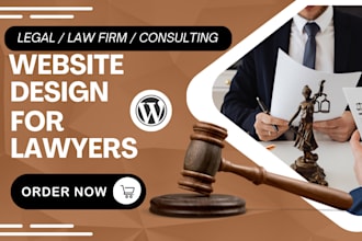 design a lawyer or attorney website with legal services and appointment form