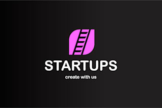 design powerful brand logo for startups
