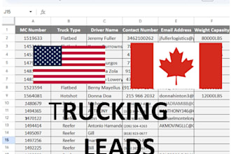 give trucking leads data from fmcsa database