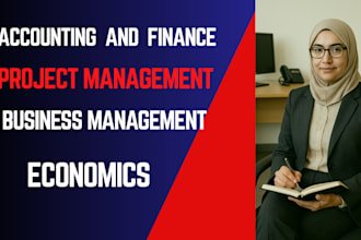 do project management, economics, accounting and finance