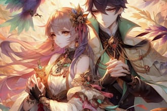 draw anime or manga character design