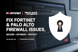 setup and secure your network with fortinet or palo alto with best practice