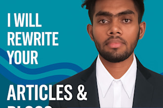 rewrite your articles and academic content