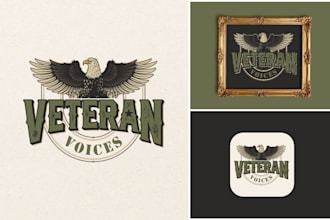 create a timeless vintage or retro logo design