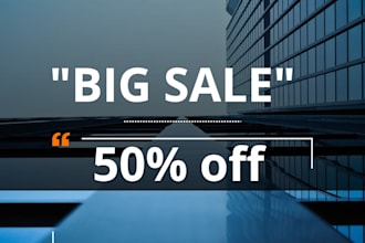 design modern sale posts and social media banners in canva