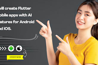 do android and ios mobile app development, flutter mobile app development