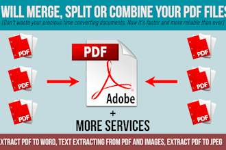 merge, split or combine your pdf files