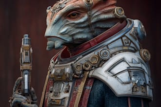 draw your star wars sci fi character art