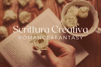 write you a fantasy romance with lgbt couple  italian