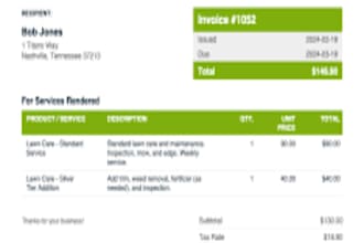 create an auto invoice generator that sends automated custom emails