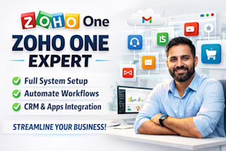 customize, train and consult zoho one for your business