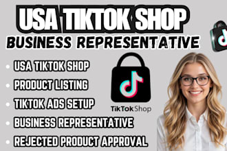 be USA tik tok shop business representatives, USA tiktok shop US tiktok account