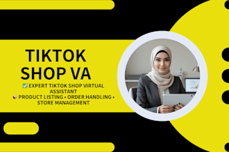 do tiktok shop managment , tiktok shop VA,  tiktok dropshipping