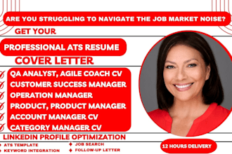 write project, growth operation, QA manager resume, scrum master, agile coach cv