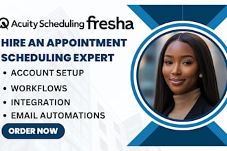 setup fresha, acuity, calendly, booksy, vagaro, setmore and booking systems