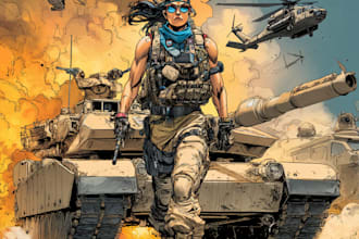 create unique comic strip comic book illustration comic panel