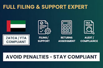 handle uae vat and ct returns with full compliance support