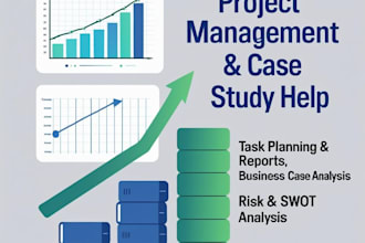 assist with project management tasks and business case study analysis