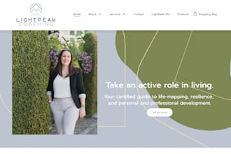 build wellness coach website counselling therapy website personal coach website