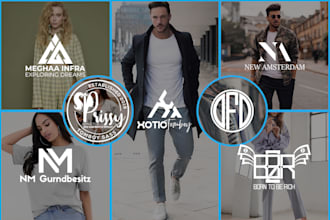 design luxury fashion and clothing brand logo