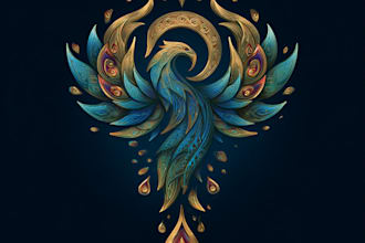 create a fantasy rpg logo dnd image for you