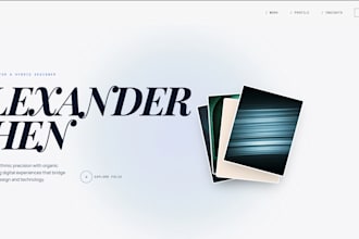 create a portfolio and business websites for cheap