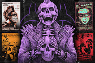 design killer concert posters for bands and artists