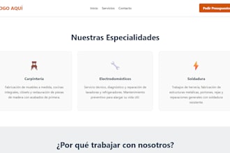 design and develop a modern