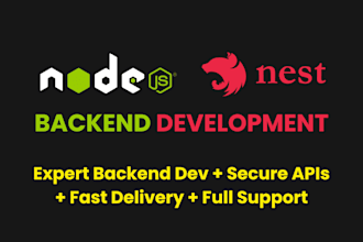 build secure backend apis with nestjs, nodejs, and typescript