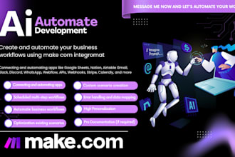 create and automate your business workflows using make com integromat