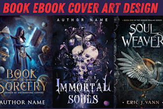 design book cover art fantasy book ebook cover art design KDP book cover art
