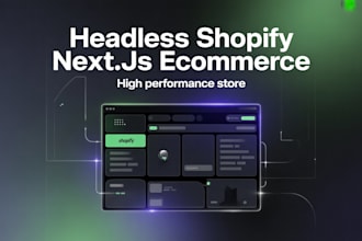 develop a fast, headless shopify store with next js