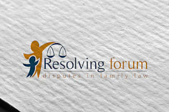 create modern law firm, lawyer, attorney logo