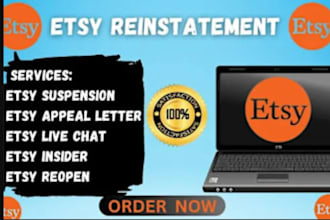 reopen etsy permanently suspended account reinstatement with pro appeal letter