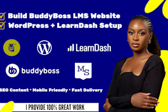 build buddyboss wordpress lms website with learndash tutor lms pro masterstudy