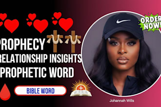 be your advisor give you prophetic insight for relationship and marriage