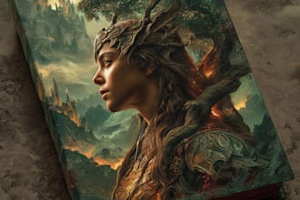 fantasy book cover design or fantasy book cover for you