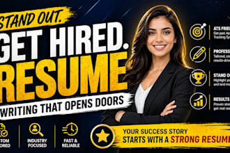 write a professional ats resume, cover letter, and upgrade linkedin profile