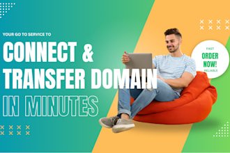 expertly connect and transfer domain to shopify, dns, webflow, or any website