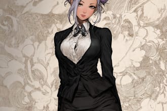 make lewd, nsfw anime style character for you