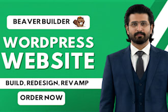 create your website by using beaver builder