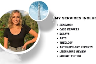 handle arts, ebp, theology, and anthropology reports and case studies