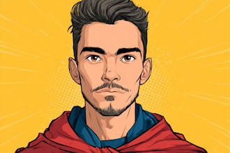 draw a superhero cartoon characters