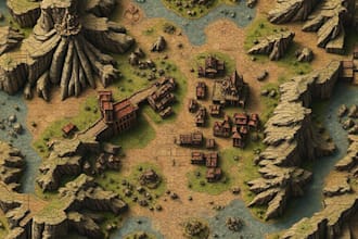 create your fantasy map, worldmap, battlemap for dnd etc