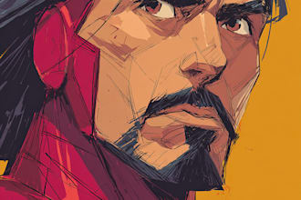 draw comic book illustration with comic book illustrator