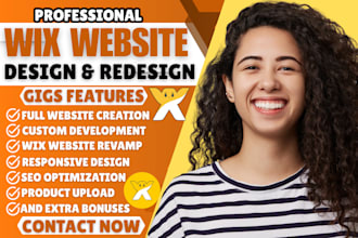 build wix site redesign wix website design and redesign wix website wix studio
